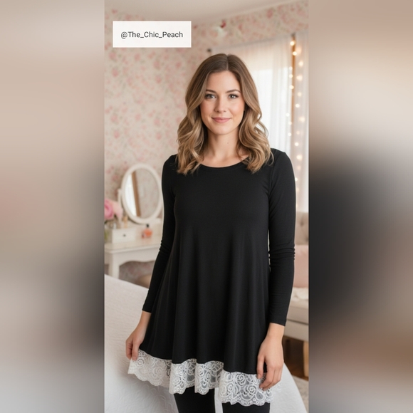 Zenana Outfitters Tops - 🖤Zenana Premium Black Flowing Blouse – Size 3X – NWT🖤